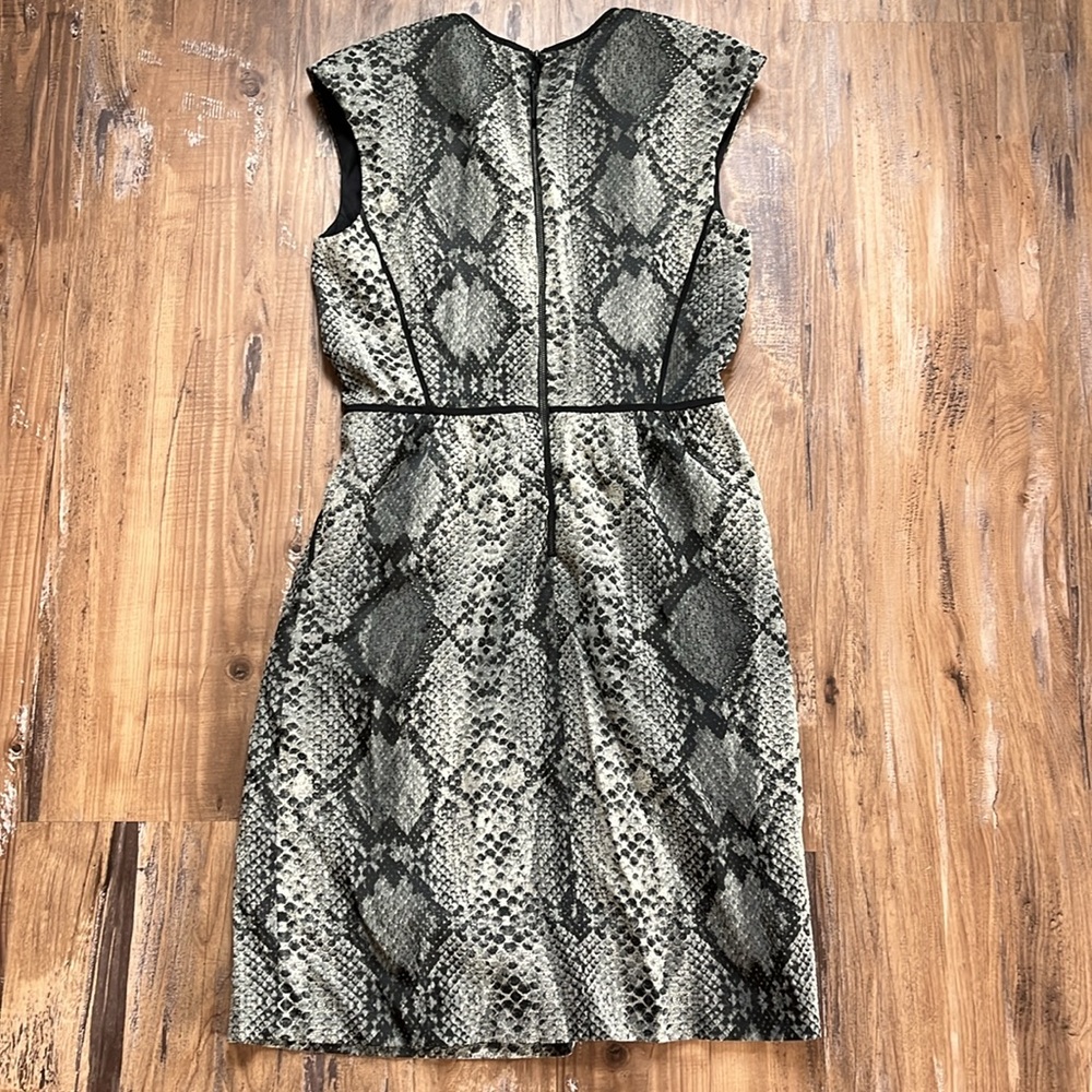 Rebecca Taylor Python Print Cap Sleeve Dress - image 8